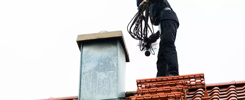 Chimney Brush Cleaning in East Hartford, Connecticut