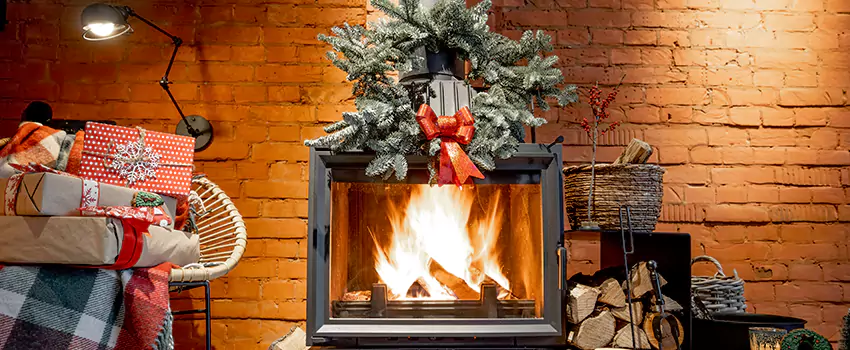 Travis Industries Linear Gas Fireplace Installation in East Hartford, Connecticut