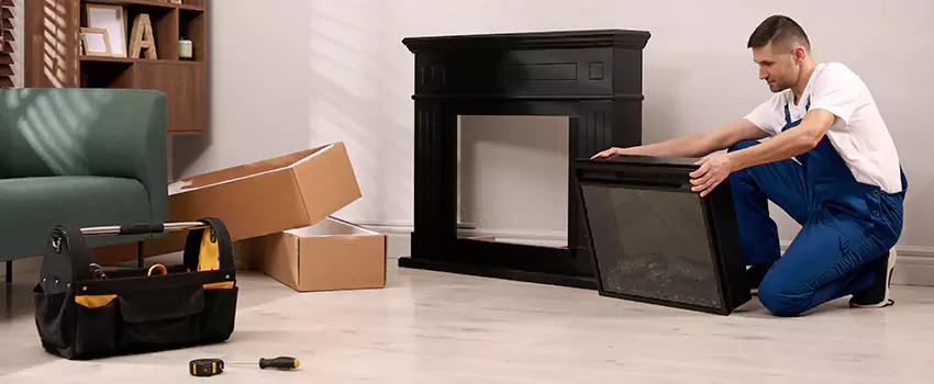 Old Rusted Metal Fireplace Repair And Replacement in East Hartford, CT